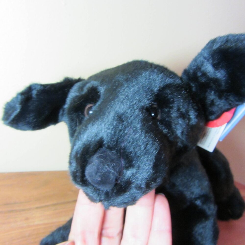 SALE* plush Russ black lab Labrador retriever NWT stuffed animal (W3779)